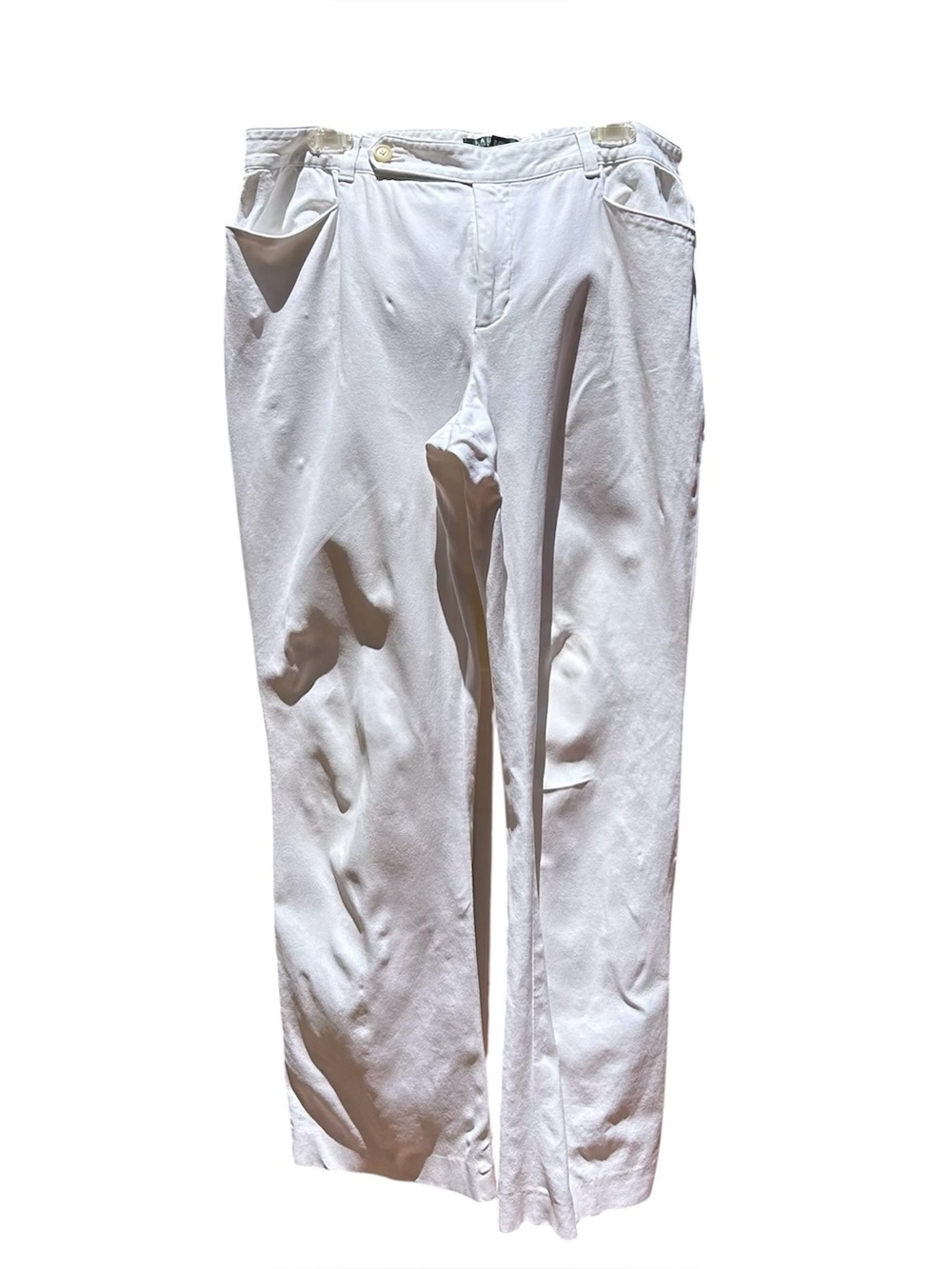 Lauren Ralph Lauren Adele Pants Jeans White Stretch